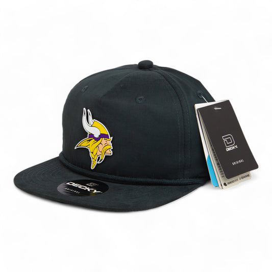 Minnesota Vikings 3D Classic Rope Hat- Charcoal