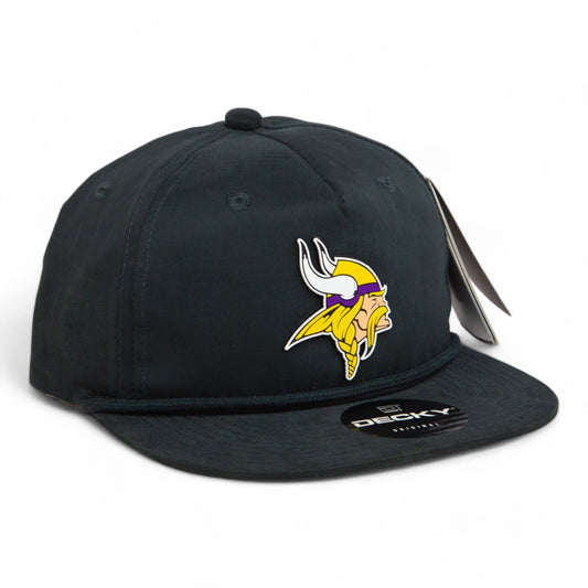 Minnesota Vikings 3D Classic Rope Hat- Charcoal