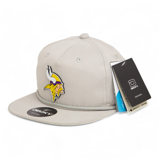 Minnesota Vikings 3D Classic Rope Hat- Grey