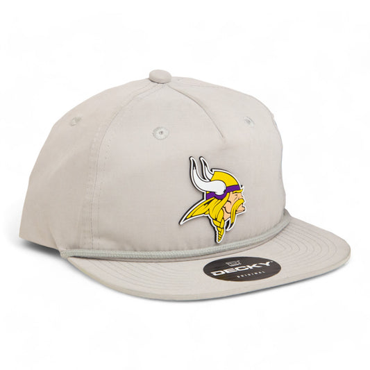 Minnesota Vikings 3D Classic Rope Hat- Grey