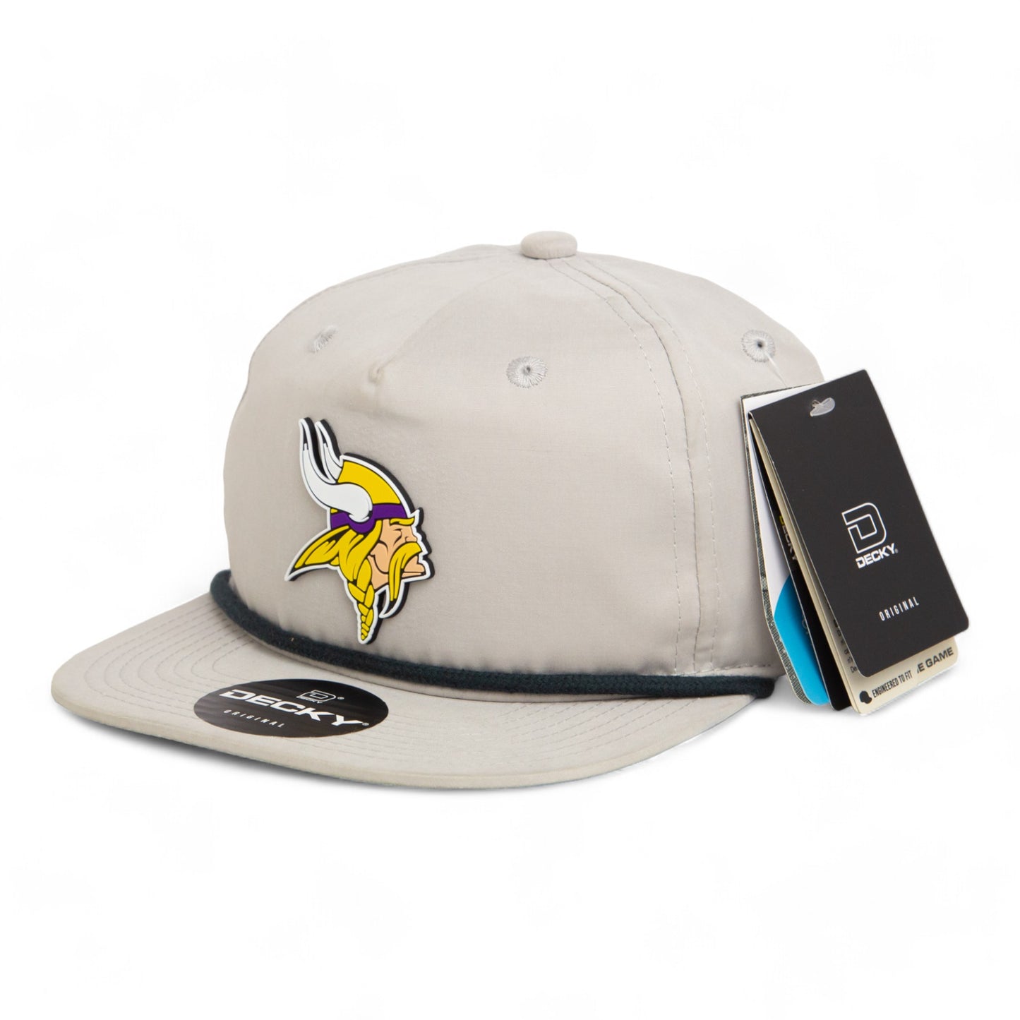 Minnesota Vikings 3D Classic Rope Hat- Grey/ Charcoal