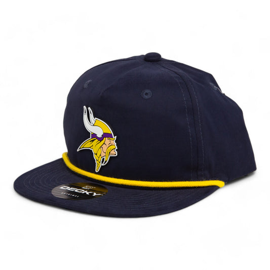 Minnesota Vikings 3D Classic Rope Hat- Navy/ Gold