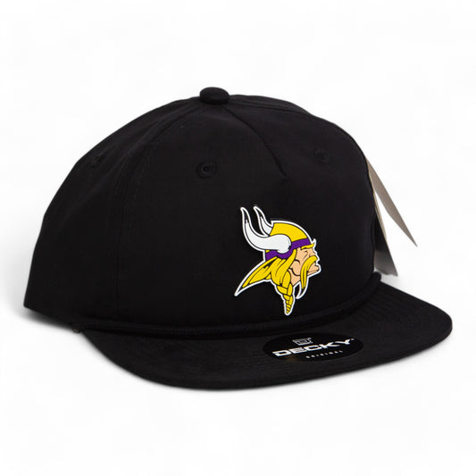 Minnesota Vikings 3D Classic Rope Hat- Black