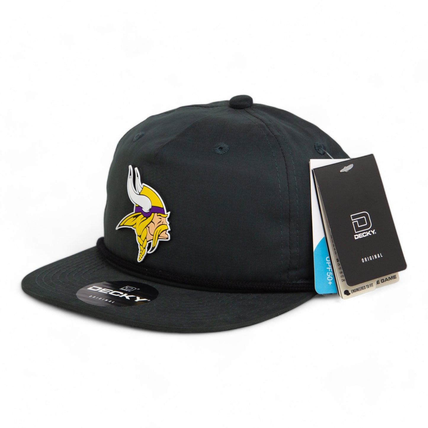 Minnesota Vikings 3D Classic Rope Hat- Charcoal/ Black