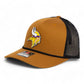 Minnesota Vikings 3D Snapback Trucker Rope Hat- Caramel/ Black