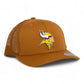 Minnesota Vikings 3D YP Snapback Trucker Hat- Caramel