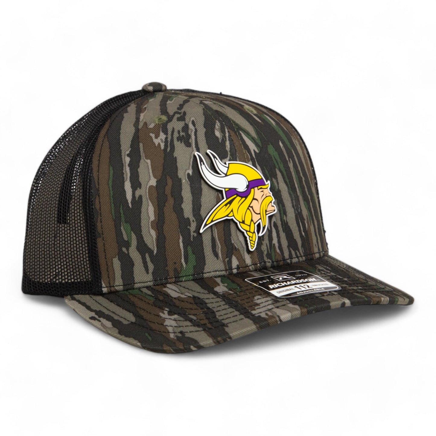 Minnesota Vikings 3D Snapback Trucker Hat- Realtree Original/ Black