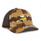 Minnesota Vikings 3D Snapback Trucker Hat- Desert Camo/ Brown