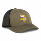 Minnesota Vikings 3D Snapback Trucker Hat- Loden/ Black