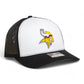 Minnesota Vikings 3D Snapback Trucker Hat- White/ Black