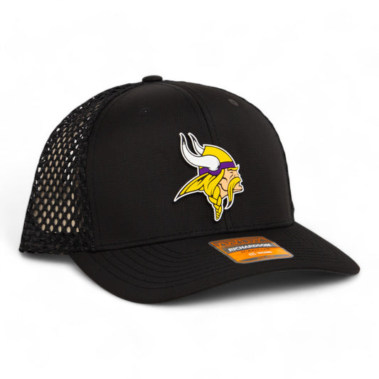 Minnesota Vikings 3D Snapback Tilikum Trucker Hat- Black