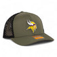 Minnesota Vikings 3D Snapback Tilikum Trucker Hat- Loden/ Black