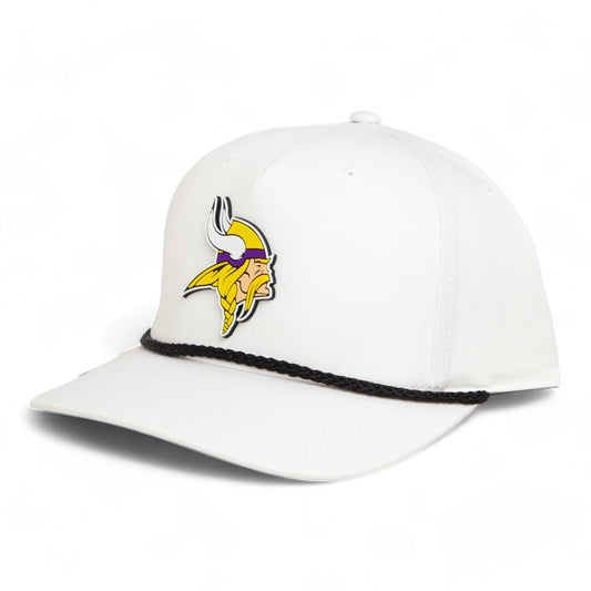 Minnesota Vikings 3D Five Panel Classic Rope Hat- White/ Navy