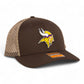 Minnesota Vikings 3D Snapback Tilikum Trucker Hat- Brown/ Tan