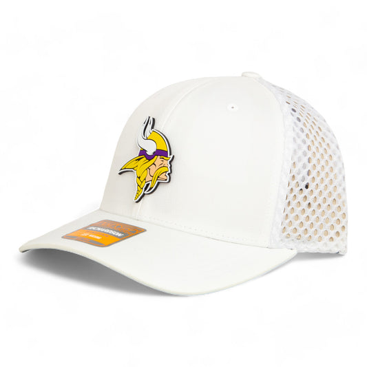 Minnesota Vikings 3D Snapback Tilikum Trucker Hat- White