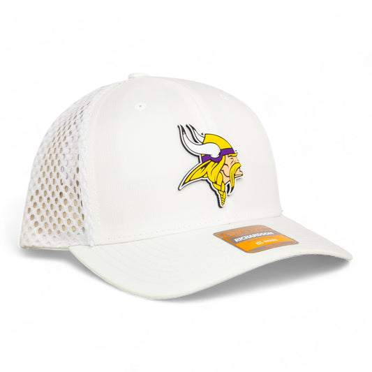 Minnesota Vikings 3D Snapback Tilikum Trucker Hat- White