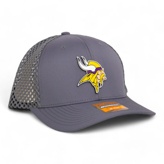 Minnesota Vikings 3D Snapback Tilikum Trucker Hat- Charcoal