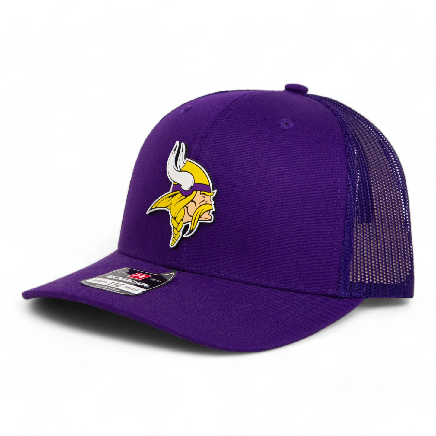 Minnesota Vikings 3D Snapback Trucker Hat- Purple