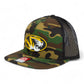 Missouri Tigers 3D Wool Blend Flat Bill Hat- Army Camo/ Black