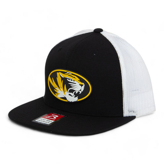 Missouri Tigers 3D Wool Blend Flat Bill Hat- Black/ White