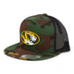 Missouri Tigers 3D YP Snapback Flat Bill Trucker Hat- Army Camo/ Black