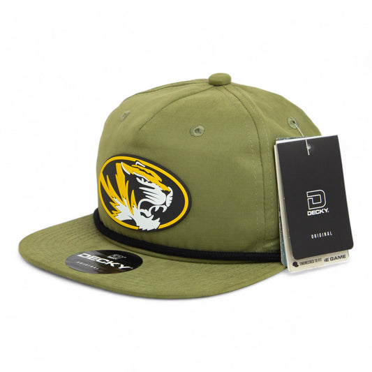 Missouri Tigers 3D Classic Rope Hat- Loden/ Black