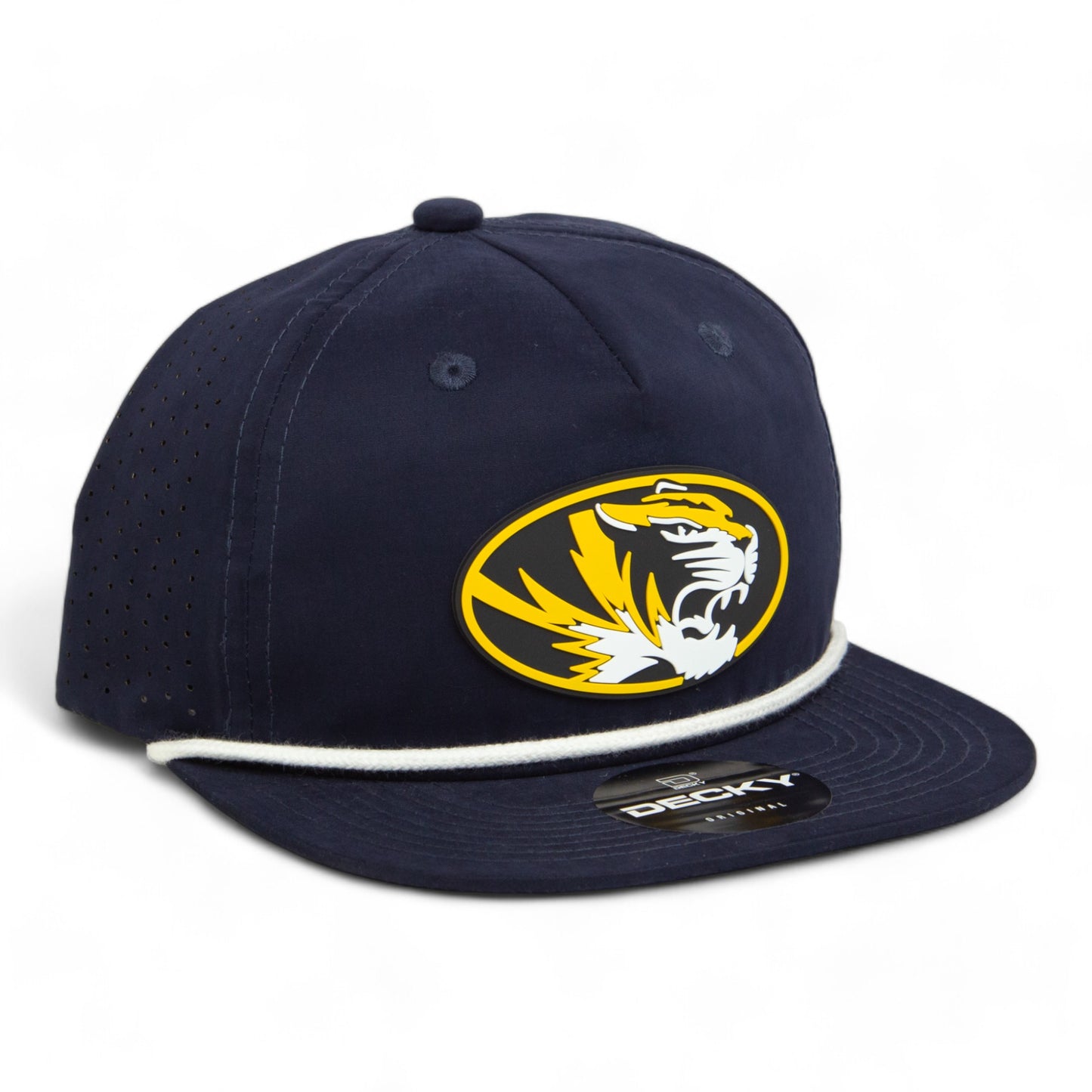 Missouri Tigers 3D Perforated Rope Hat- Navy/ White