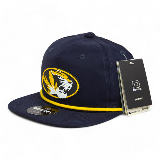 Missouri Tigers 3D Classic Rope Hat- Navy/ Gold