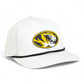 Missouri Tigers 3D Five Panel Classic Rope Hat- White/ Navy