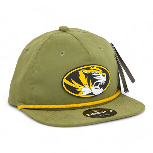 Missouri Tigers 3D Classic Rope Hat- Loden/ Amber