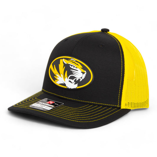 Missouri Tigers 3D Snapback Trucker Hat- Black/ Yellow