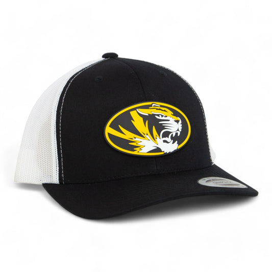 Missouri Tigers 3D YP Snapback Trucker Hat- Black/ White