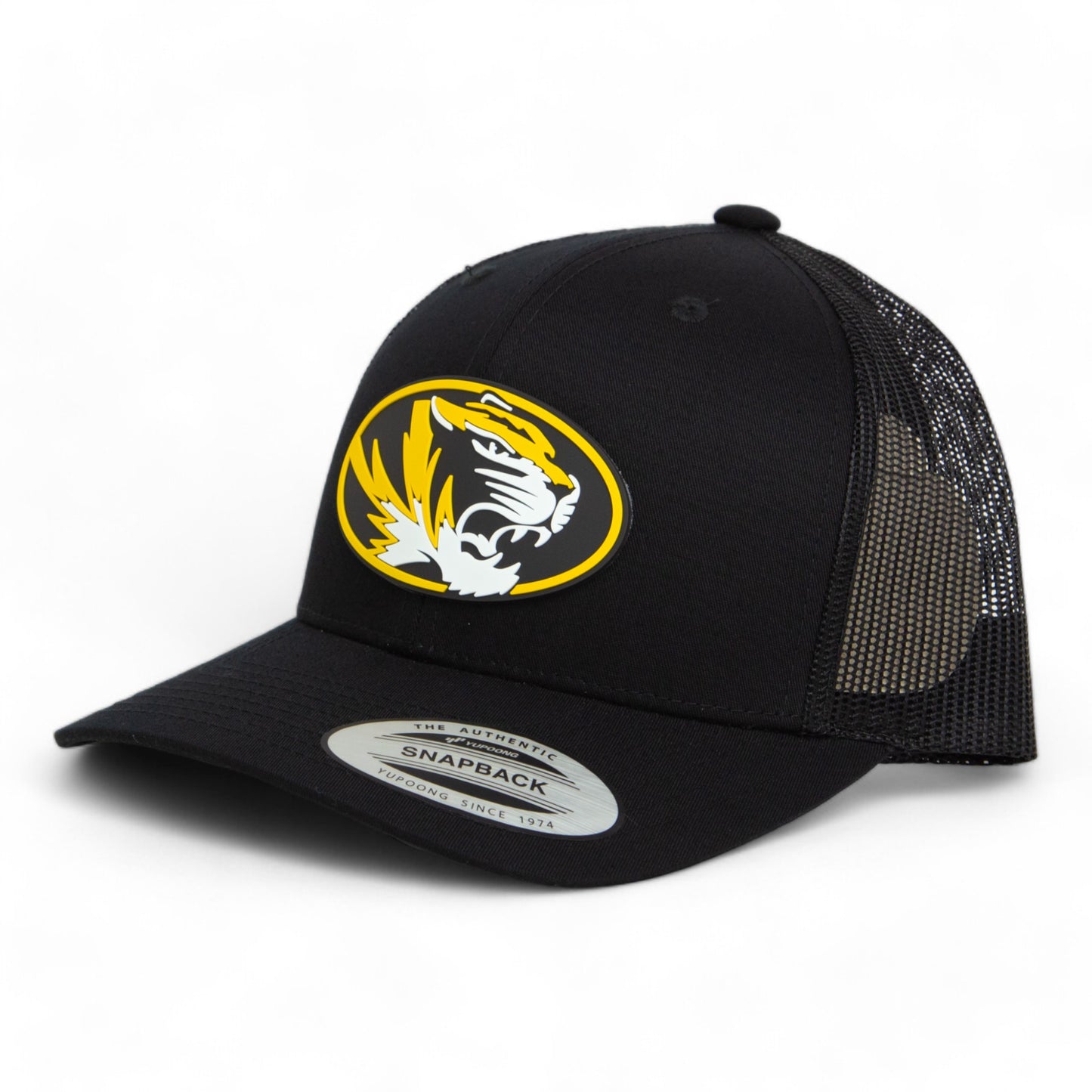 Missouri Tigers 3D YP Snapback Trucker Hat- Black