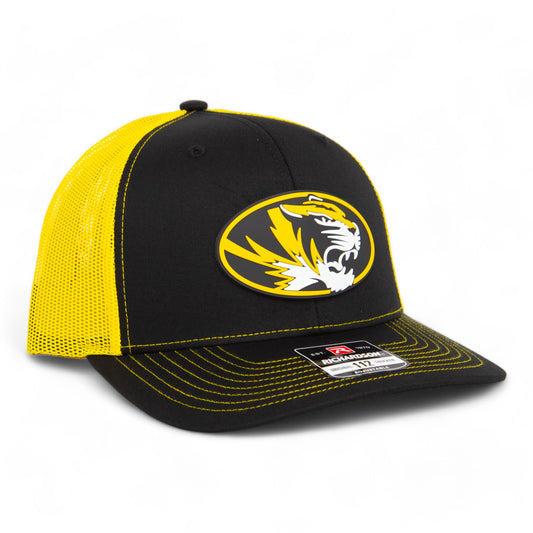 Missouri Tigers 3D Snapback Trucker Hat- Black/ Yellow