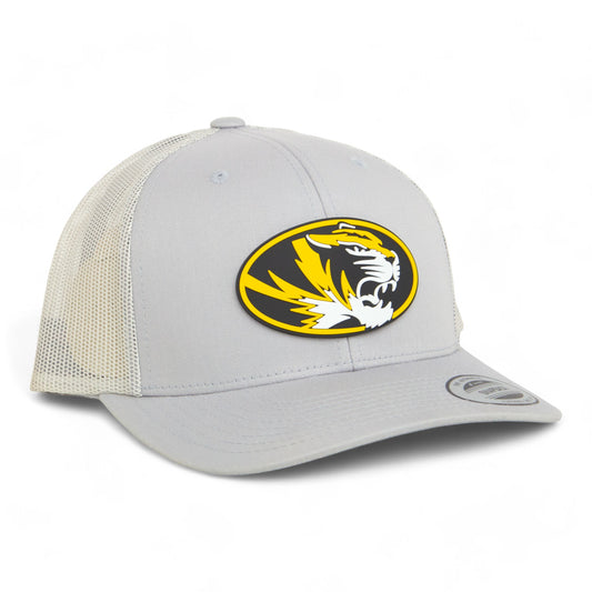 Missouri Tigers 3D YP Snapback Trucker Hat- Silver