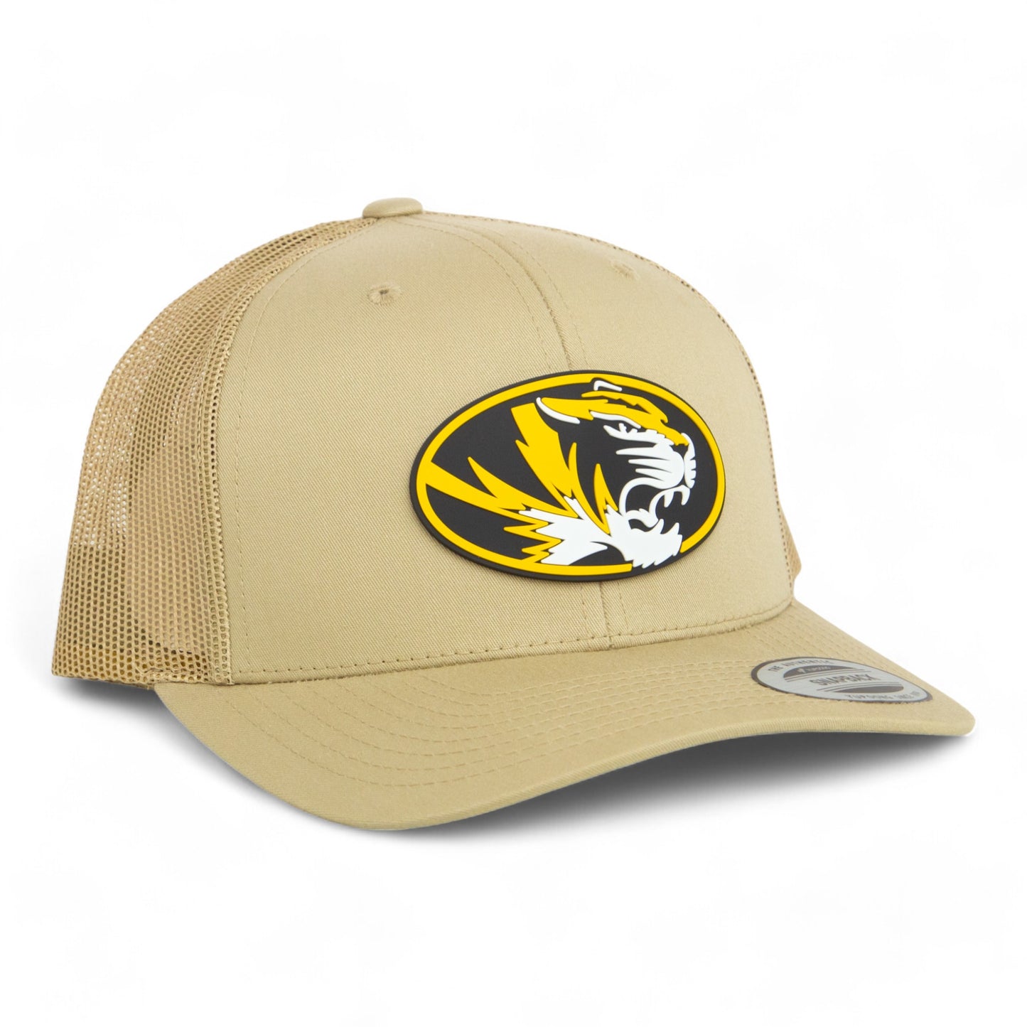 Missouri Tigers 3D YP Snapback Trucker Hat- Tan