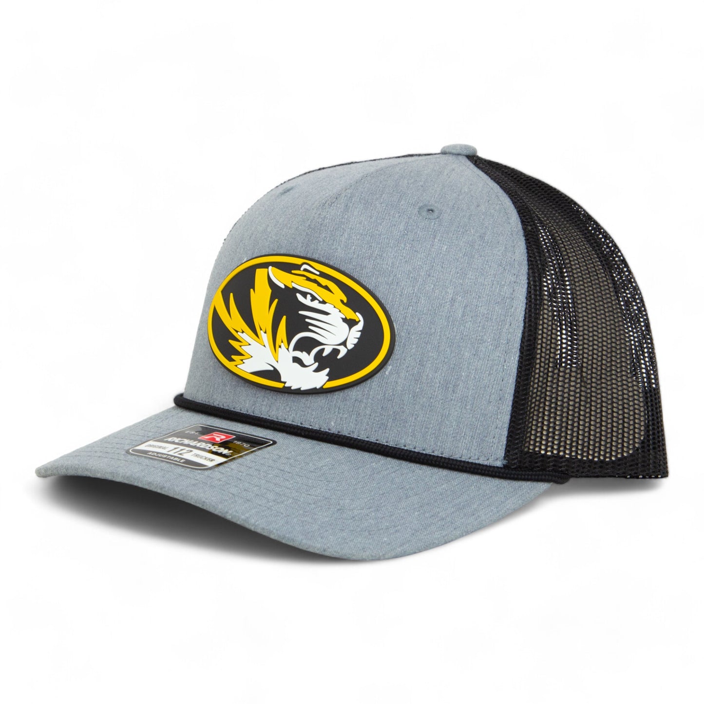 Missouri Tigers 3D Snapback Trucker Rope Hat- Heather Grey/ Black