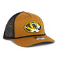 Missouri Tigers 3D Snapback Trucker Rope Hat- Caramel/ Black