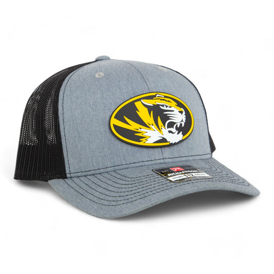 Missouri Tigers 3D Snapback Trucker Hat- Heather Grey/ Black