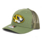 Missouri Tigers 3D Snapback Trucker Hat- Loden/ Green Camo