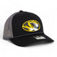 Missouri Tigers 3D Snapback Trucker Rope Hat- Black/ Charcoal