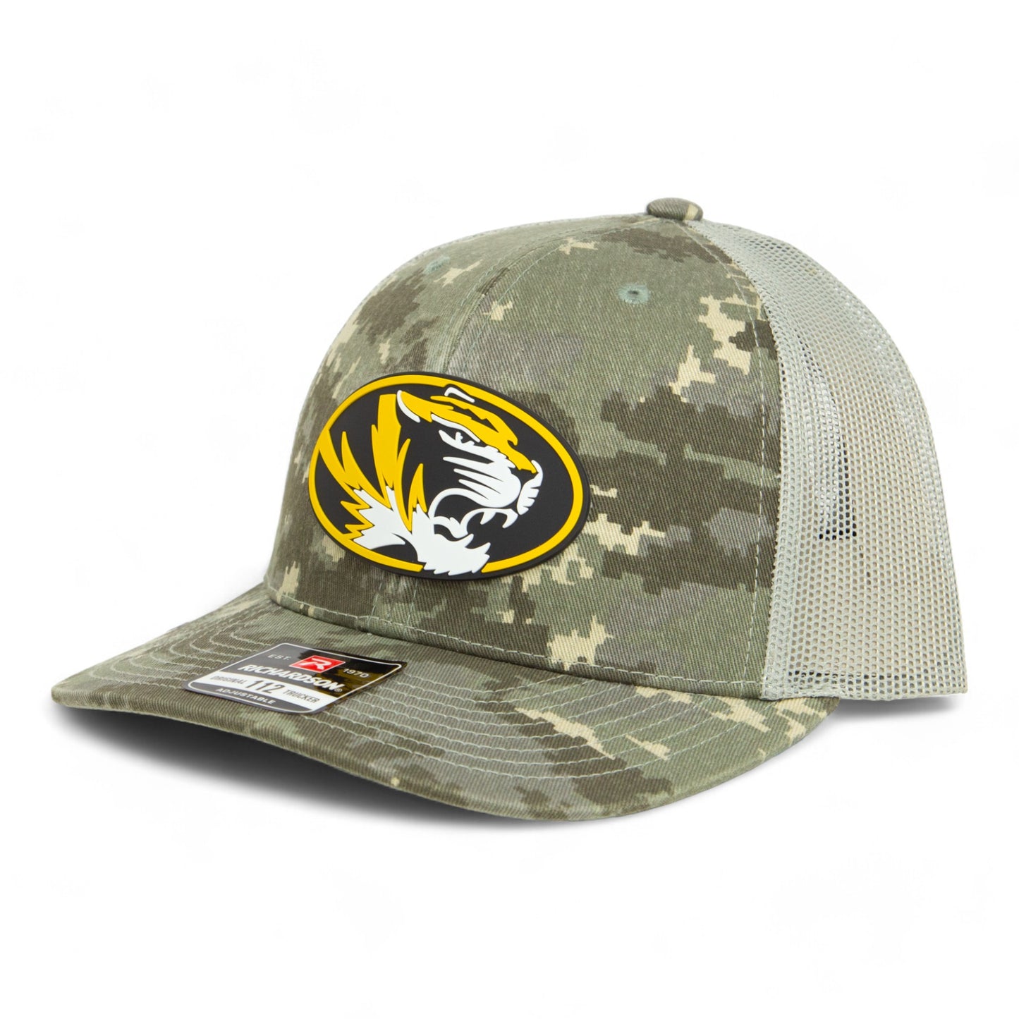 Missouri Tigers 3D Snapback Trucker Hat- Military Digital Camo