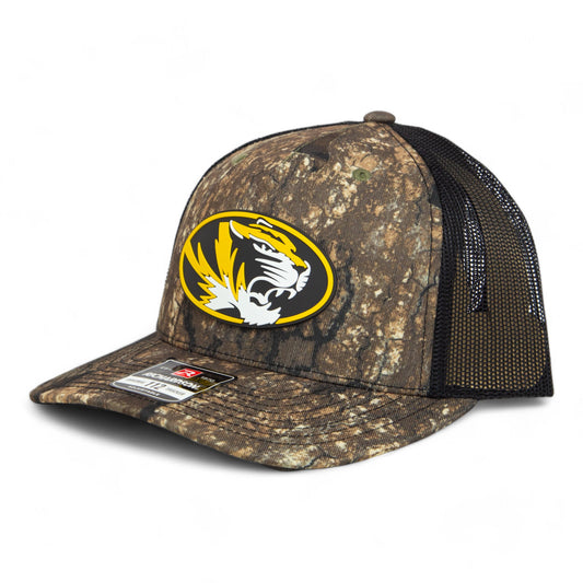 Missouri Tigers 3D Snapback Trucker Hat- Realtree Timber/ Black