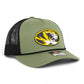 Missouri Tigers 3D Snapback Trucker Rope Hat- Loden/ Black