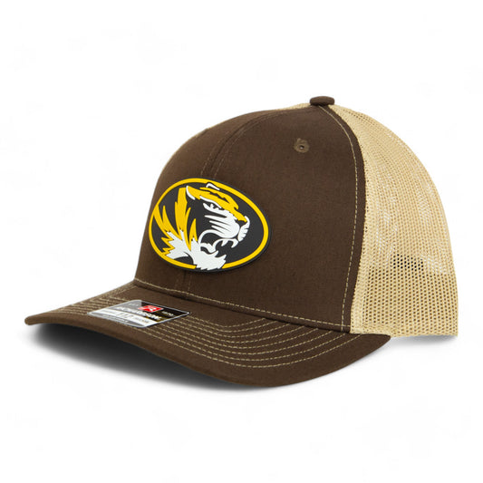 Missouri Tigers 3D Snapback Trucker Hat- Brown/ Tan