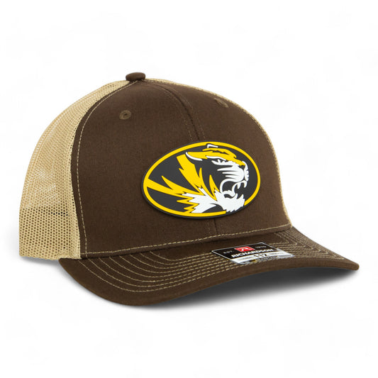 Missouri Tigers 3D Snapback Trucker Hat- Brown/ Tan