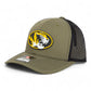 Missouri Tigers 3D Snapback Trucker Hat- Loden/ Black