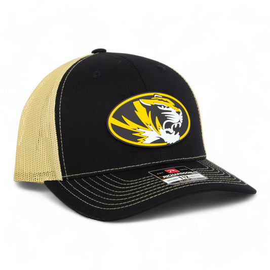 Missouri Tigers 3D Snapback Trucker Hat- Black/ Vegas Gold