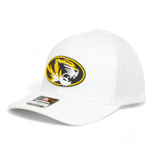 Missouri Tigers 3D Snapback Trucker Hat- White