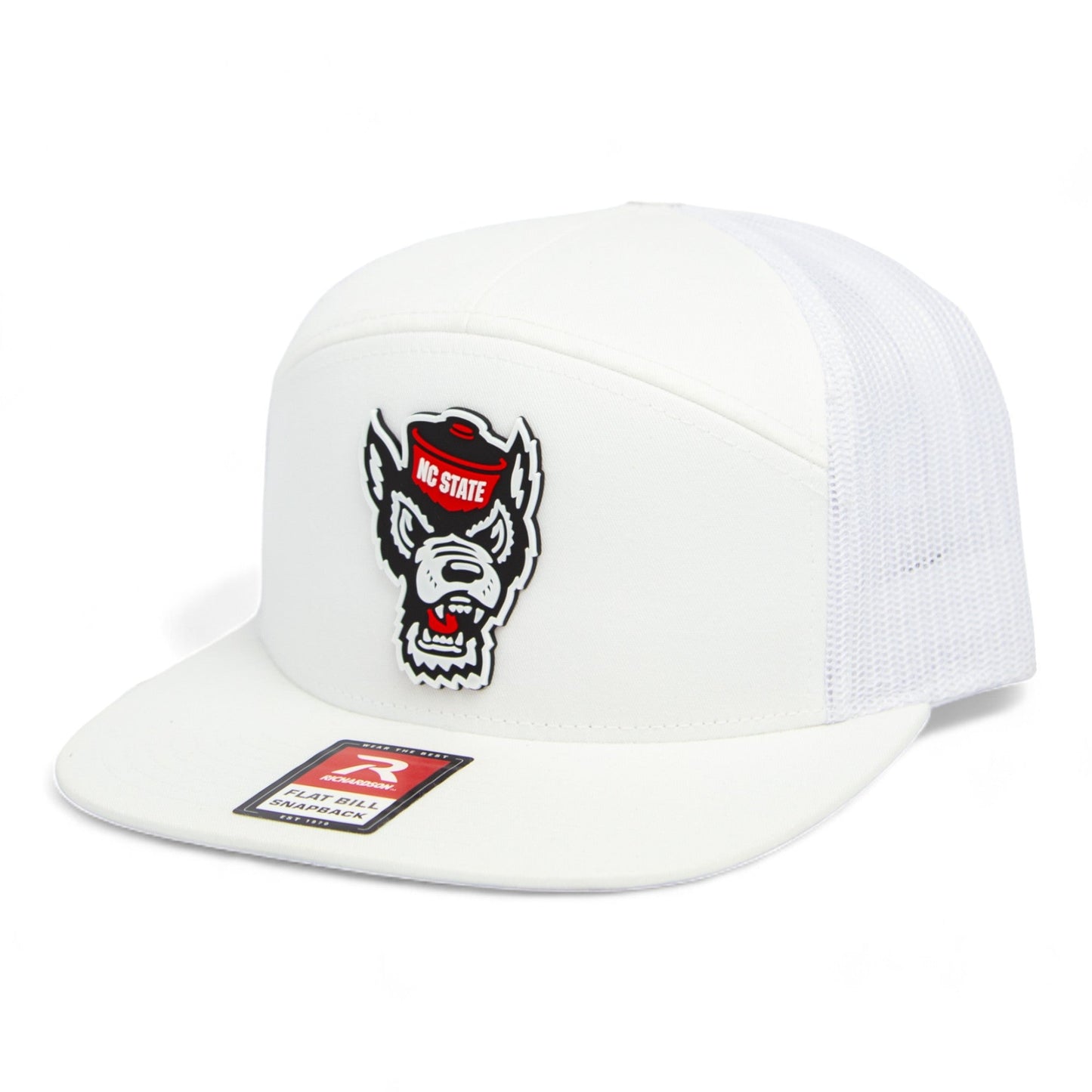 NC State Wolfpack 2024 Final Four 3D Snapback Seven-Panel Flat Bill Trucker Hat- White